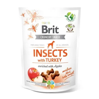 Brit Care Cracker Insects kalkkuna-omena 200g, kuva 1 / 1
