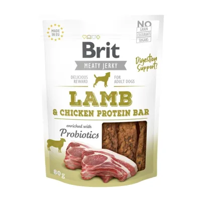 Brit Care Jerky Protein Bar lammas (80 g), kuva 1 / 1