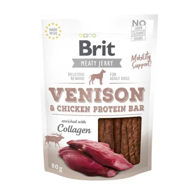 Brit Care Jerky Protein Bar peura (80 g), kuva 1 / 1