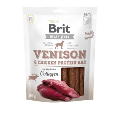 Brit Care Jerky Protein Bar peura (200 g), kuva 1 / 1