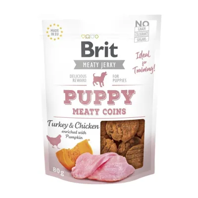 Brit Care Jerky Meaty Coins -pennun makupalat, kuva 1 / 1