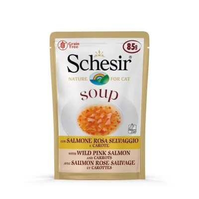 Schesir Cat Soup lohi 85 g, kuva 1 / 1