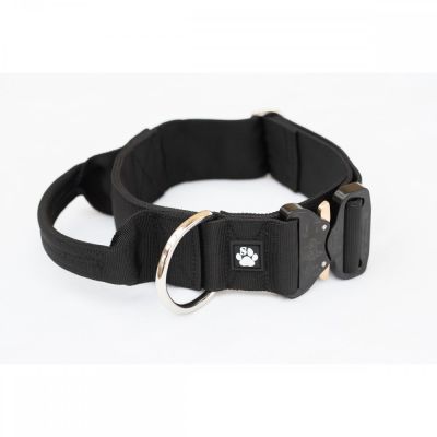 Salmiakkitassu Cobra-kahvapanta 50 mm, musta (60-94 cm)