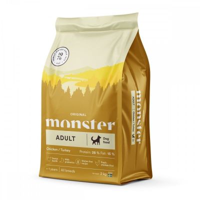 Monster Pet Food Monster Adult Kana & Kalkkuna (2 kg)