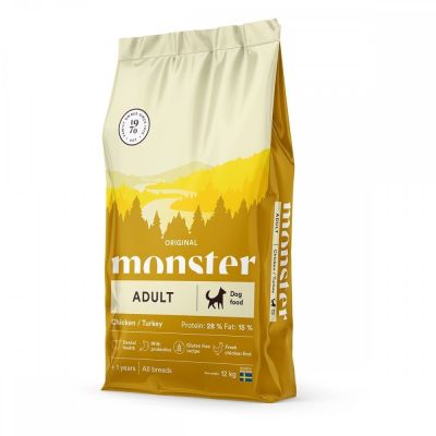 Monster Pet Food Monster Adult Kana & Kalkkuna (12 kg)