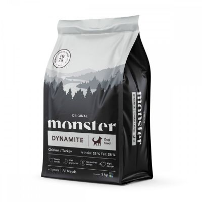 Monster Pet Food Monster Dynamite Kana & Kalkkuna (2 kg)
