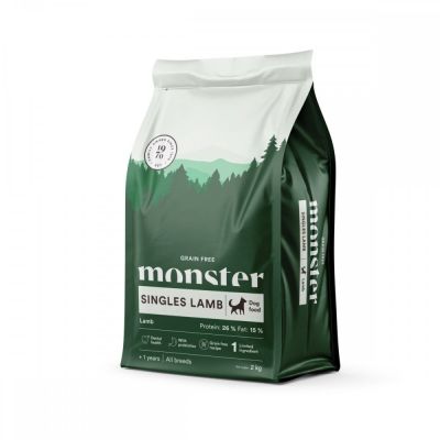 Monster Pet Food Monster Grain Free Singles Lammas (2 kg)