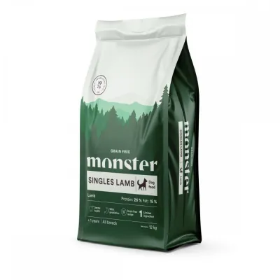 Monster Pet Food Monster Grain Free Singles Lammas (12 kg), kuva 1 / 1