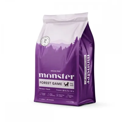Monster Pet Food Monster Grain Free Forest Game Riista&Ankka (2 kg), kuva 1 / 1