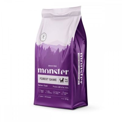 Monster Pet Food Monster Grain Free Forest Game Riista&Ankka (12 kg)