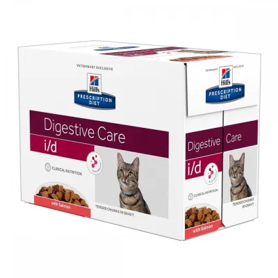 Hill's Prescription Diet Hill's i/d Cat Salmon gravy 12x85g, kuva 1 / 1