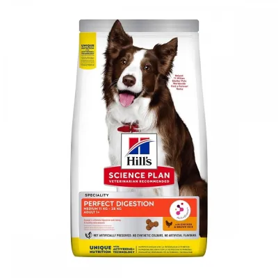 Hill's SP Perfect Digestion Adult Medium Chicken 14kg, kuva 1 / 1