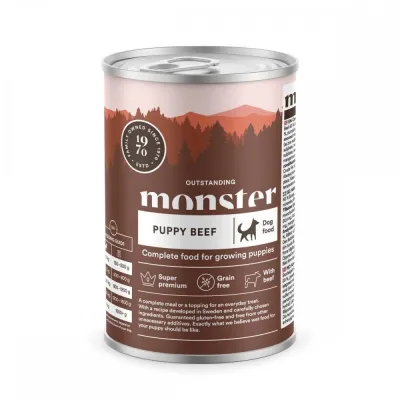 Monster Pet Food Monster Dog Puppy Nauta 400g, kuva 1 / 1