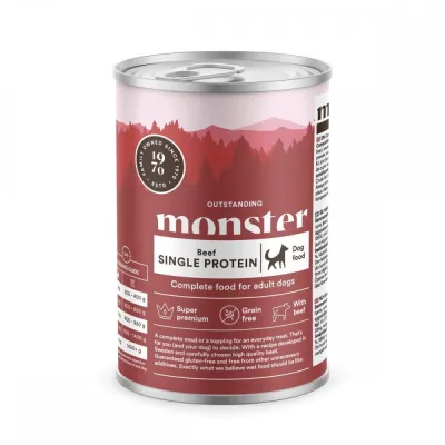 Monster Pet Food Monster Dog Adult Single Nauta 400g, kuva 1 / 1