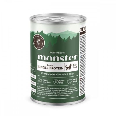 Monster Pet Food Monster Dog Adult Single Lammas 400g