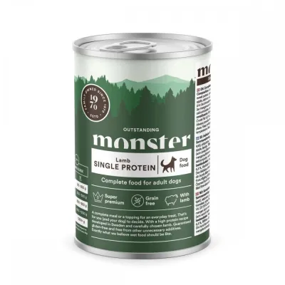 Monster Pet Food Monster Dog Adult Single Lammas 400g, kuva 1 / 1