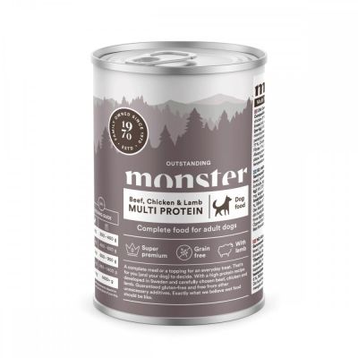 Monster Pet Food Monster Dog Nauta-kana-lammas 400g
