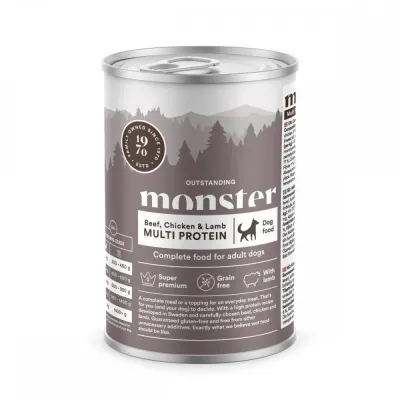 Monster Pet Food Monster Dog Nauta-kana-lammas 400g, kuva 1 / 1