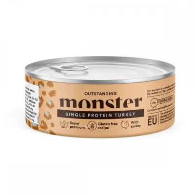 Monster Pet Food Monster Cat Adult Single Protein Kalkkuna 100g, kuva 1 / 1