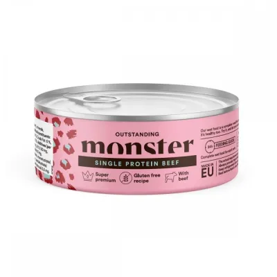 Monster Pet Food Monster Cat Adult Single Protein Nauta 100g, kuva 1 / 1