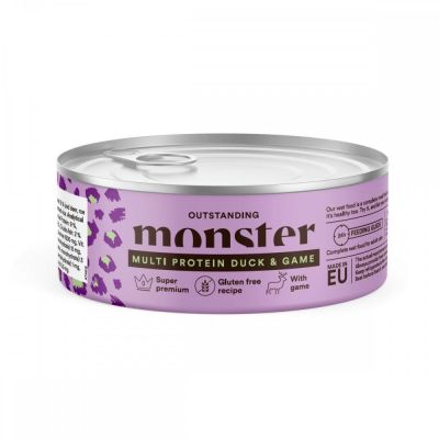 Monster Pet Food Monster Cat Adult Multi Protein Ankka&riista 100g