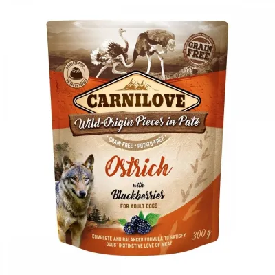 Carnilove Dog Pouch Strutsi 300g, kuva 1 / 1