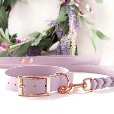 Tyylivoitto Braid hihna laventeli/ruusukulta 200cm (16mm x 200cm)