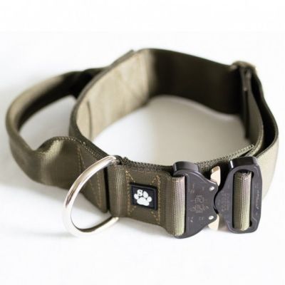 Salmiakkitassu Cobra-kahvapanta 50 mm, oliivi (50-74cm)