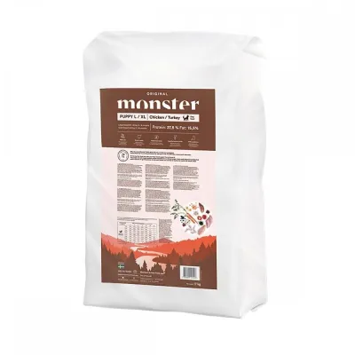 Monster Pet Food Monster Puppy L&XL Kana & Kalkkuna (17 kg), kuva 1 / 1