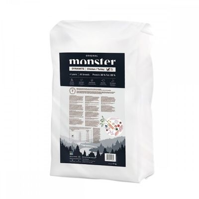 Monster Pet Food Monster Dynamite Kana & Kalkkuna (17 kg)