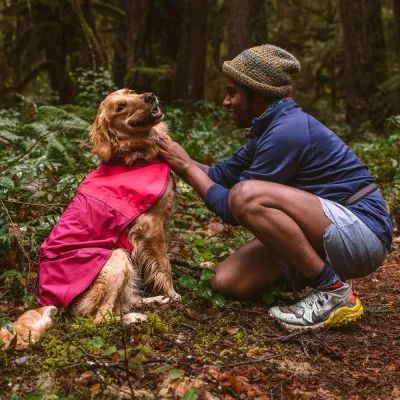 Ruffwear Sun Shower koiran sadetakki, pinkki (XL), kuva 1 / 1