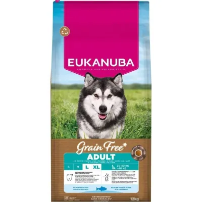 Eukanuba Grain Free Adult Large & Extra Large Breed Ocean Fish (12 kg), kuva 1 / 1