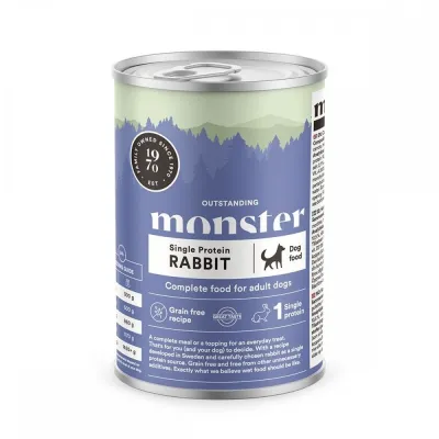 Monster Pet Food Monster Adult Single Jänis 400 g, kuva 1 / 1