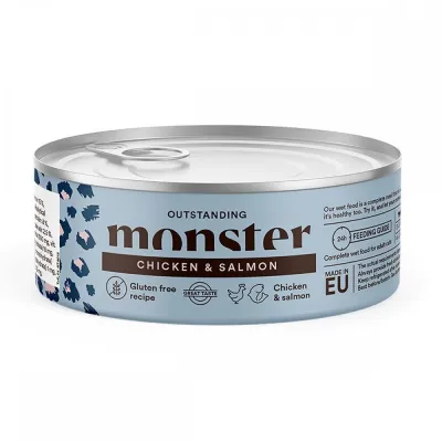 Monster Pet Food Monster Cat Kana&Lohi 100 g, kuva 1 / 1