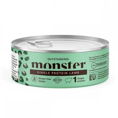 Monster Pet Food Monster Cat Single Protein Lammas 100 g, kuva 1 / 1