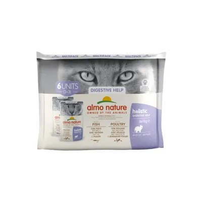 Almo Nature Holistic cat Digestive Help 6x70g, kuva 1 / 1