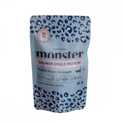 Monster Pet Food Monster Cat Adult lohi 85 g, kuva 1 / 1