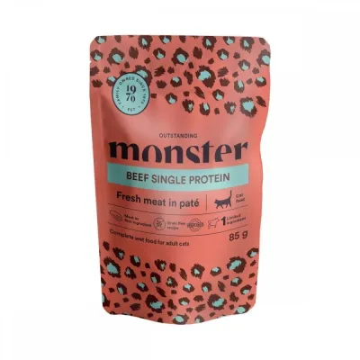 Monster Pet Food Monster Cat Adult nauta 85 g, kuva 1 / 1