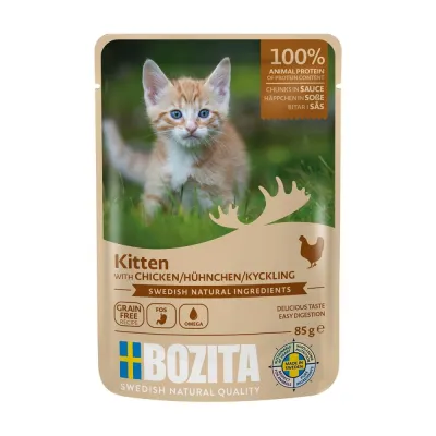 Bozita kitten kana kastikkeessa 85 g, kuva 1 / 1