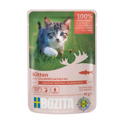 Bozita kitten lohi kastikkeessa 85 g, kuva 1 / 1