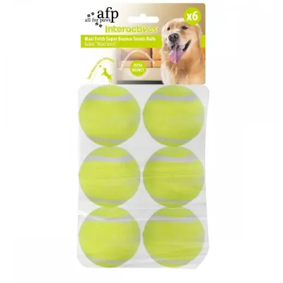 All for Paws Hyper Fetch täyttötennispallot Maxi 6,5cm 6 kpl, kuva 1 / 1
