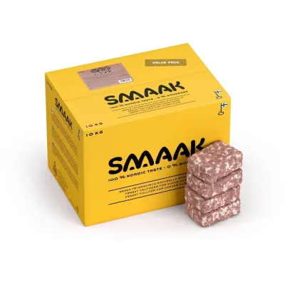 SMAAK kana, sika & lohi raaka täysravinto (10 kg), kuva 1 / 1