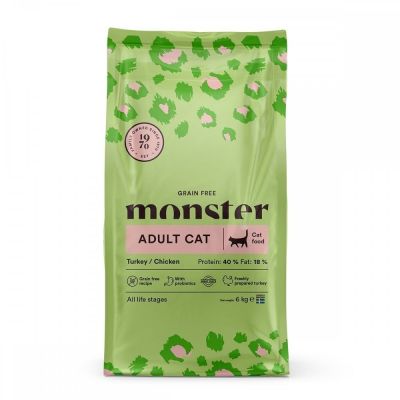 Monster Pet Food Monster Cat Grain Free Kalkkuna & Kana (6 kg)