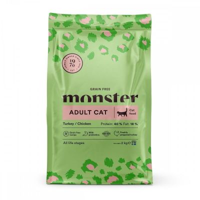 Monster Pet Food Monster Cat Grain Free Kalkkuna & Kana (2 kg)