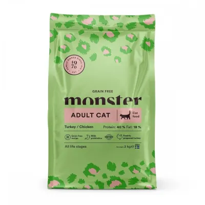 Monster Pet Food Monster Cat Grain Free Kalkkuna & Kana (2 kg), kuva 1 / 1