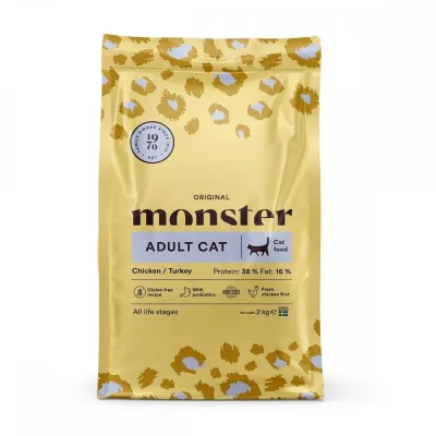 Monster Pet Food Monster Cat Kana & Kalkkuna (2 kg), kuva 1 / 1