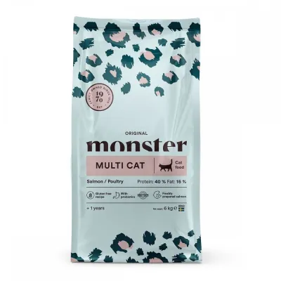 Monster Pet Food Monster Cat Multicat Lohi & Siipikarja (6 kg), kuva 1 / 1