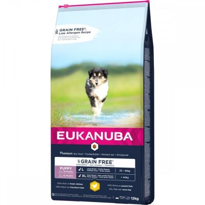 Eukanuba Grain Free Puppy & Junior Large Breed Chicken (12 kg)