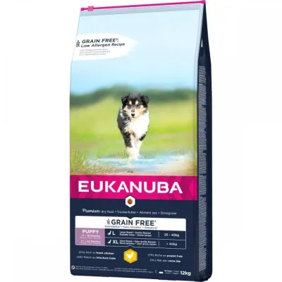 Eukanuba Grain Free Puppy & Junior Large Breed Chicken (12 kg), kuva 1 / 1