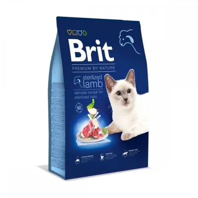 Brit Premium by Nature Cat sterilized lammas (8 kg), kuva 1 / 1
